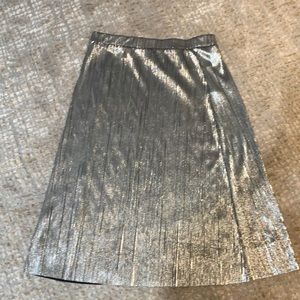 Metallic skirt never worn